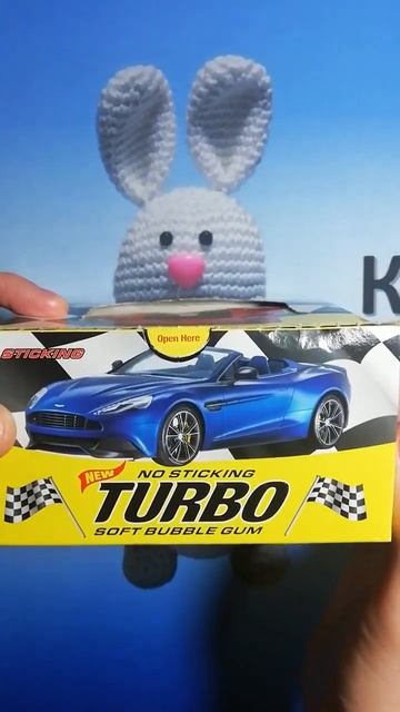 Распаковка жевательной резинки «Turbo» (Made by «PROGUM GIDA», Turkey)