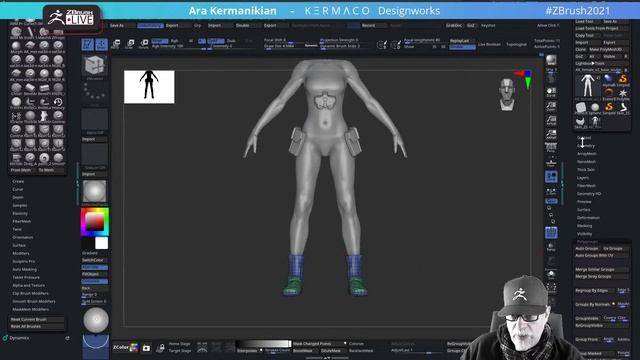 Kermaco: Space Suit Design - Ara Kermanikian - ZBrush 2021.7