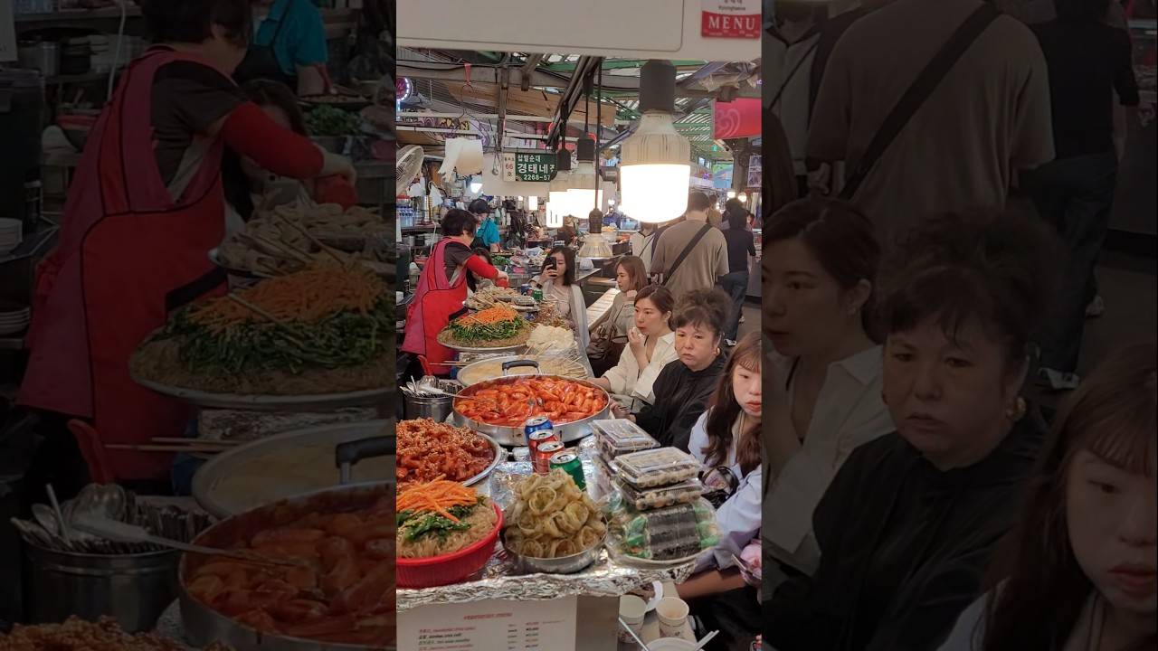 광장시장 아침풍경 4월18일 SEOUL GWANGJANG MARKET Morning Market.