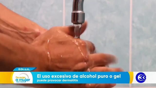 #DeMujerAMujer | El uso excesivo de alcohol puro o en gel puede provocar dermatitis.