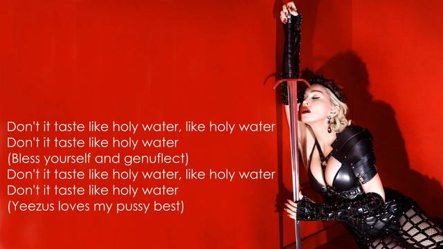 MADONNA - HOLY WATER (Lyrics)