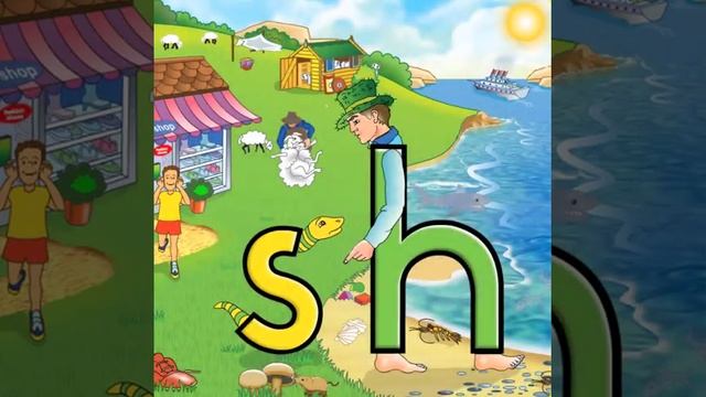 sh Spelling Pattern - Sammy Snake and Harry Hat Man