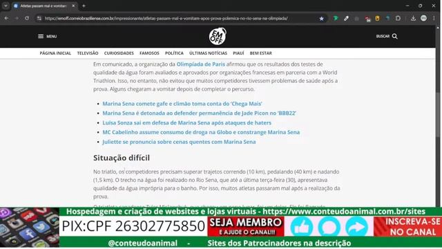 Atletas passam mal e vomitam após prova polêmica no rio sena na olimpíada paris 2024