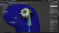 Le weight paint facile - Dino 4 - Blender 3 - Tutoriel Gratuit en Français