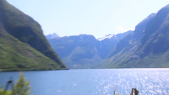World of Waterfalls: Mardalsfossen from across Eikesdalsvatnet