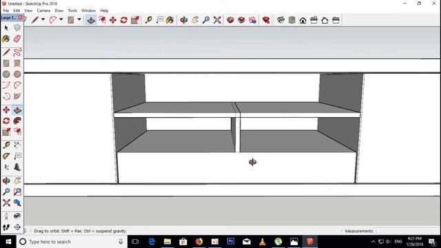 how to drawing  ikea mini tv stand in sketchup 2018 by Tan Sochan