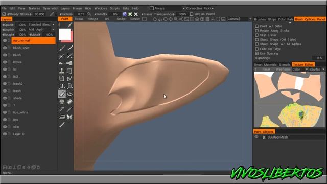 Frieren: Face Up 3D Coat Blender