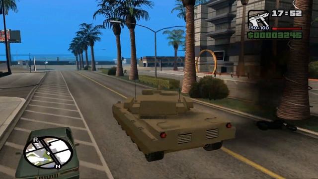 GTA San Andreas, Messing with Cheats 4: CJ's Flying Tank and Shotguns