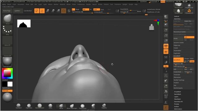My take on Lip Blocking in ZBrush