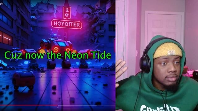 A.I. Plankton and Spongebob is Crazy!! Neon Tide - Boi What (Lyric Video) REACTION