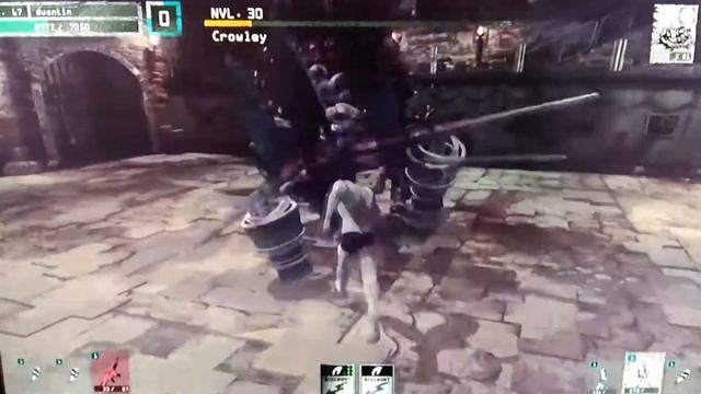 Let it Die - F30 boss Crowley - no armor/shrooms