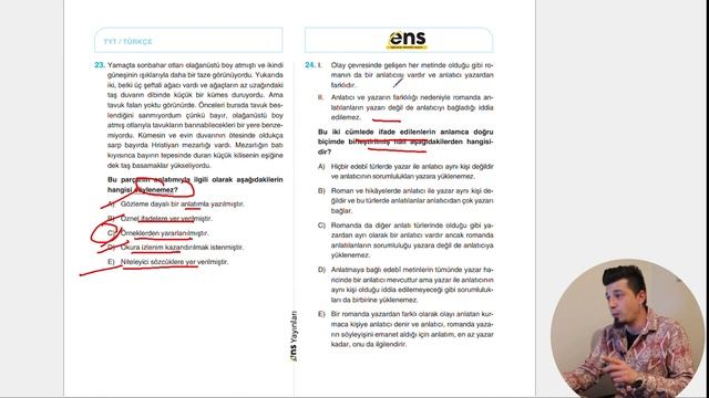 Krallar Karması Türkçe Branş Denemesi I ENS Yayınları 1. Deneme Video Çözümü