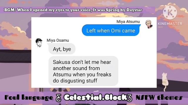 SakuAtsu • To Fake Date Sakusa Kiyoomi part 2 | 𝑪𝒆𝒔𝒕𝒊𝒊