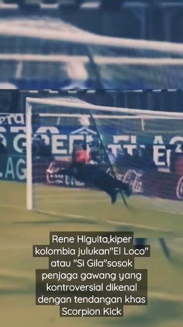 Rene Higuita, kiper Kolombia  tendangan khas  Scorpion Kick#raditya81 #shorts #pialadunia2022