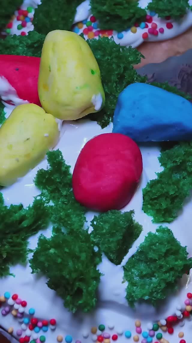 Бисквитный мох для декора КУЛИЧЕЙ