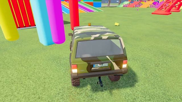 TRANSPORTING COLOR CARS AND TRUCKS, LIZARD, GMC, NISSAN, DACIA, AUDI, CHEVROLET, MERCEDES - FS22