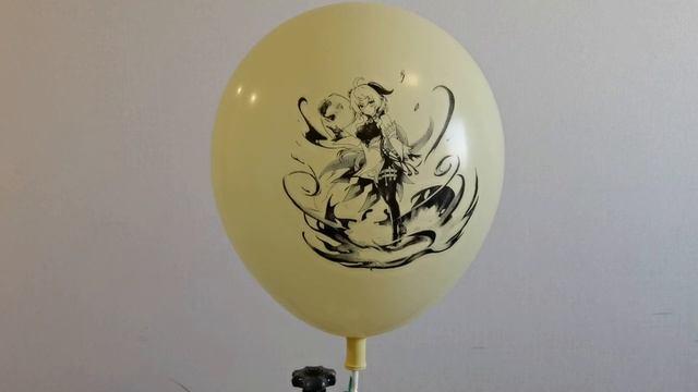 Anime balloon helium inflation (Ganyu 18inch macaron yellow)