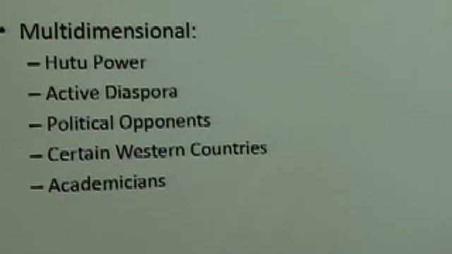 March 23 - "Repercussions of Genocide: Rebuilding Rwandan Society" - Mukantabana, M.A., M.S.W.