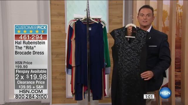 Hal Rubenstein The "Rita" Brocade Dress