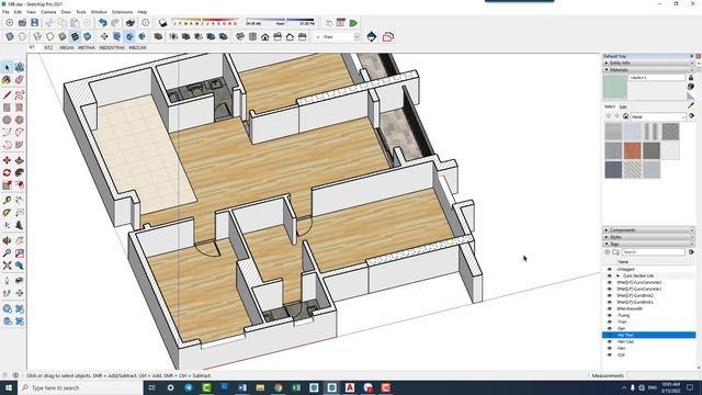 Sketchup - Quản Lý File Vẽ 3D Bằng Tags Layer - PhuongTk
