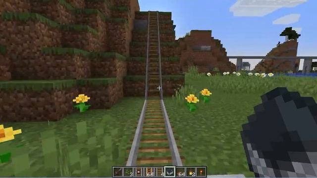 MINECRAFT Новая Железная дорога 12 ml