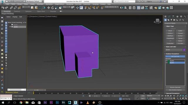 Cara Buat Lubang(Holes) Pada 3D Object SIMPLE | 3ds Max 2017 Tutorial