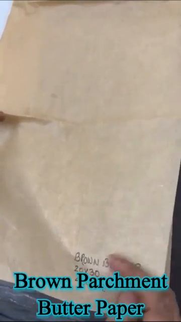 Brown Parchment Butter Paper