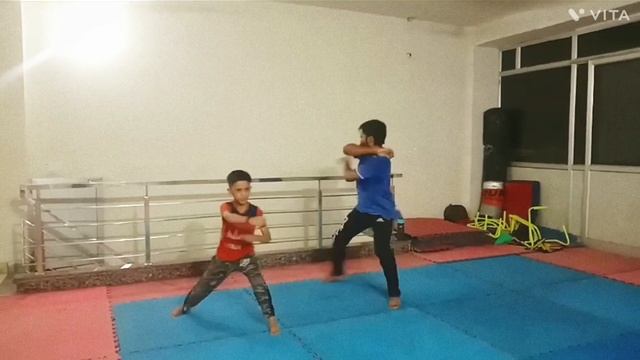 Senior With Junior Practice Basic kata #kata #katamotivasi #fitness #karate