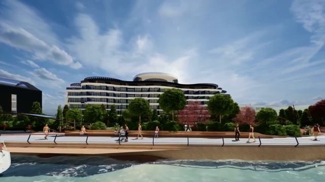 Видеообзор1 Продажа квартир в прем. комплексе “SkyRiver 2”, на 1 линии Днепра, в 10 км от м.Славути