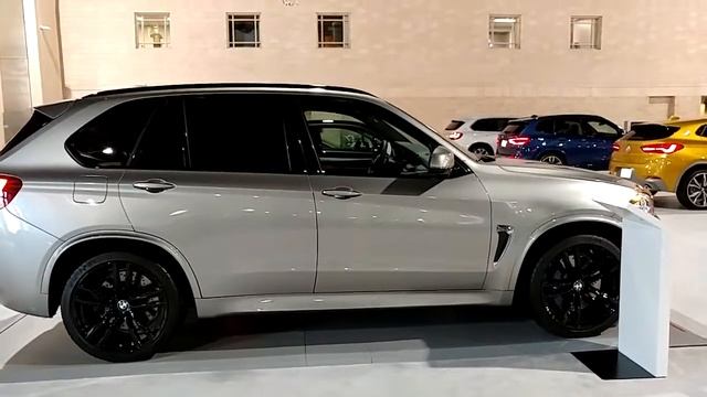 2018 METALLIC SILVER BMW X5 M SERIES @ PHILADELPHIA CONVENTION CENTER CAR SHOW