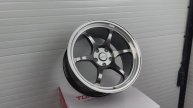 Диски FF1 R6 18 9.0J вес 8kg Hyper Black Machined Lip