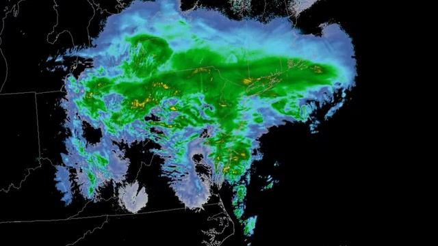 Regional Radar Mosaic of the November 15-16, 2018 Early Season Snow