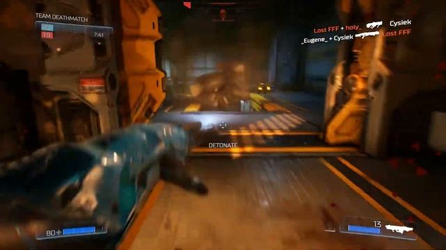 DOOM 2016 TEAM DEATHMATCH Multiplayer Gameplay (PC 1080p 60fps FULL HD)