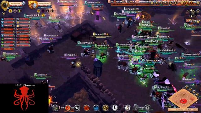 PoE Vs. XXX // ZvZ // Castle // Shotcaller PoV #AlbionOnline -HardBass