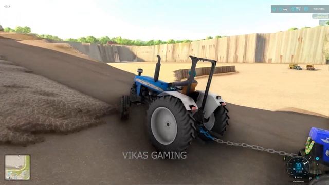 ALL TRACTOR FAIL 😵💫 : MAHINDRA 755 & 475 😵👌: FS 22 : fs22 indian tractor mod gameplay