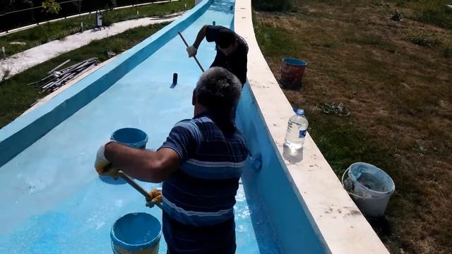 Havuz su yalıtımı uygulaması(2)