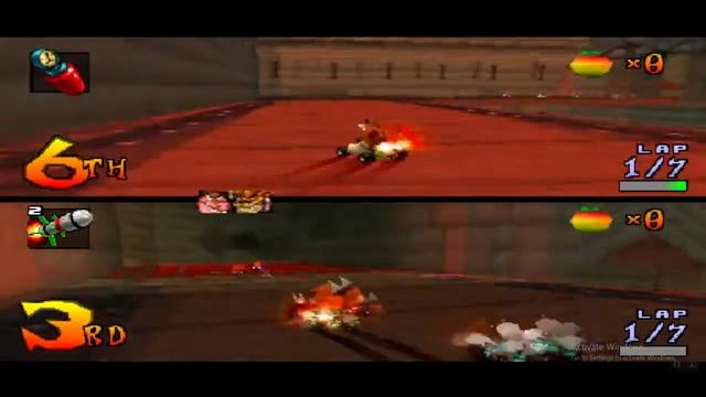 Crash Teem Racing : DINGODILE VS TINY TIGER _ who will win check in video