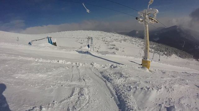Драгобрат 2018. Спуск Стог.