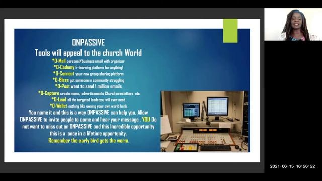 #ONPASSIVE for Churches by Polly Cherry on the Julie and Milo Show #MRASHMUFAREH, JULIEANDMILO