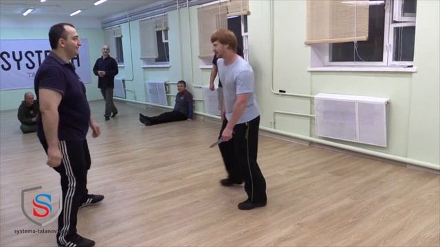 Seminar Systema Talanov in Moscow. Working against an opponent armed with a knife