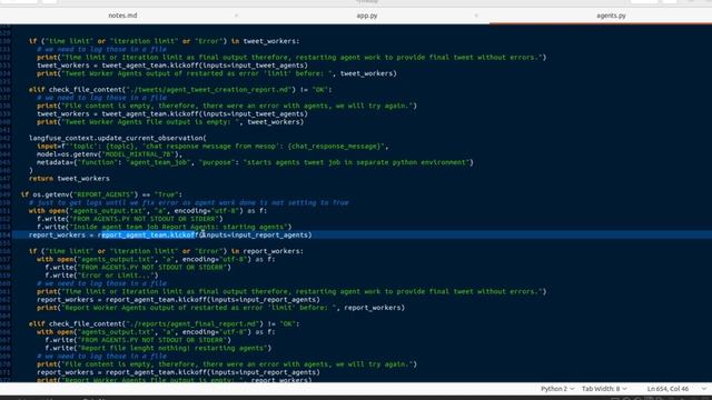 Mesop - Google Python UI Framework - AI Agent Chat Tweet & Report - #aiagents #ai #llm