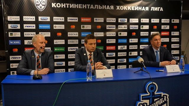 Пресс-конференция после матча «Адмирал» - «Йокерит»