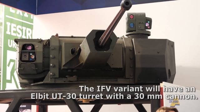 Romania's Piranha V armoured 8X8 will have an Elbit UT-30 turret with 30 mm cannon