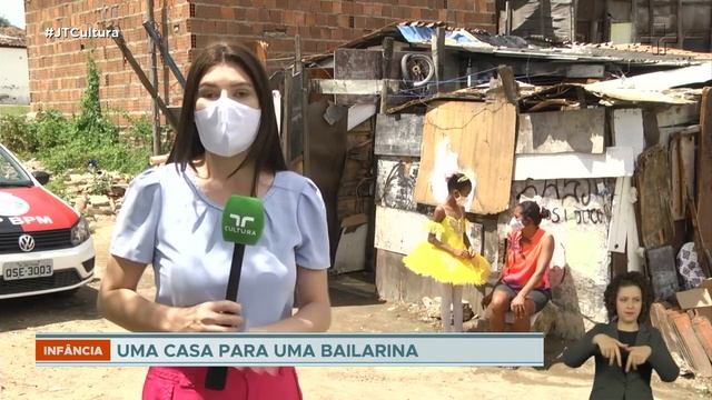 Vaquinha online ajuda menina que quer ser bailarina a conseguir uma casa para morar