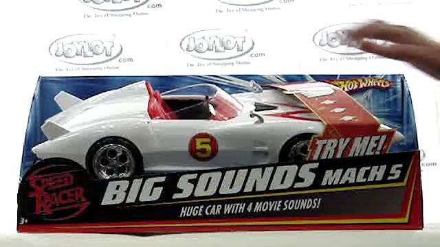 Hot Wheels Speed Racer Big Sounds Mach 5 Car Toy 100447