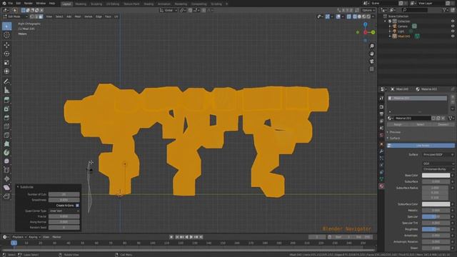 17) Stylized tree using the Metaball