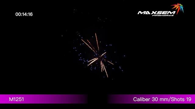 Фейерверк 19 залпов «Flower Boom» Maxsem M1251