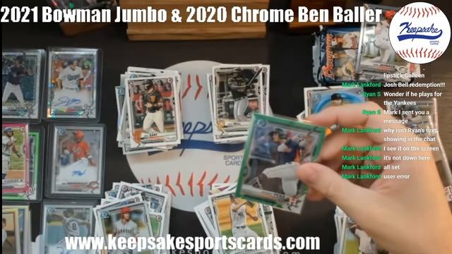 2021 Bowman Jumbo & 2020 Chrome Ben Baller