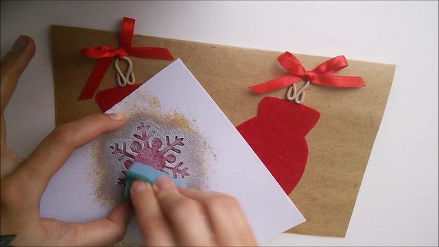 CHERNIKA ART НОВОГОДНЯЯ ОТКРЫТКА | DIY - NEW YEAR CARD