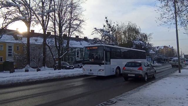 Автобус мерс на ул.Маршала Борзова